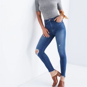 Madewell Curvy High Rise Skinny Jeans size 27